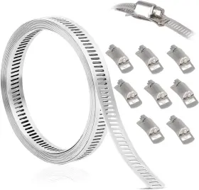 313087036047 FLOWDEN Steel Duct Hose Clamp Pipe Air Ducting