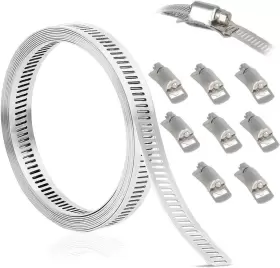 696591347336 FLOWDEN Steel Duct Hose Clamp Pipe Air Ducting