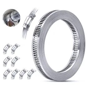 610452921022 FNVARAK Steel Hose Clamp Straps Adj Kit