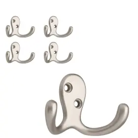 FBDPRH5-MN-C FRANKLIN BRASS Double Wall Hooks Coat Hat