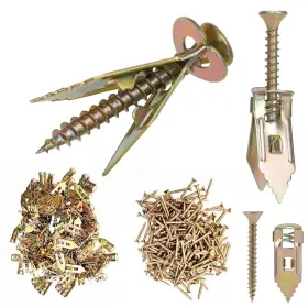 A-009 FUCOKT Drilling Drywall Anchors Screws Need