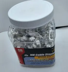 PS-175J GARDNER BENDER Wood Cable Staples Jar