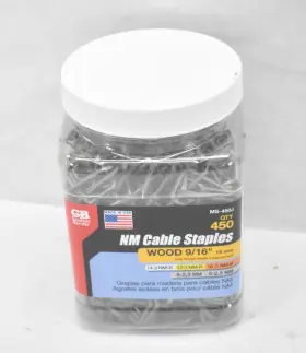 MS-450J GARDNER BENDER Cable Staples Wood Pack Electrical