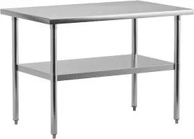 198290422791 GARVEE Steel Table Nsf Kitchen