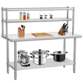 PNVJYSQKPZKBW3ZIEE6 GARVEEHOME Steel Table Overshelves Nsf