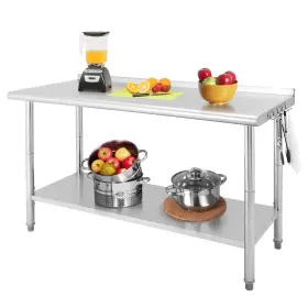 198723388533 GARVEETECH Steel Table Nsf Backsplash