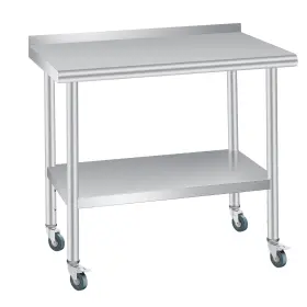 33DS GARVEETECH Steel Table Backsplash Undershel