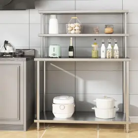 33G74NEALSD24L GARVEETECH Steel Table Overshelves
