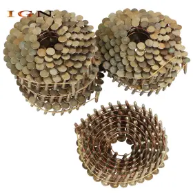 IGN2047832 GENRICS Inclined Coil Round Head Roof Nails Pack