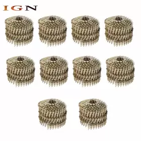 IGN2047918 GENRICS Galvanized Coil Roofing Nails Wire #3