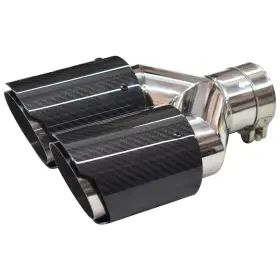 YELSGS6389 GIOZONA Carbon Fiber Exhaust Tip Dual Outlet