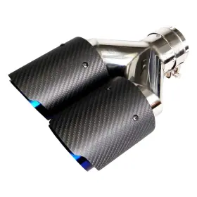 YELSMB6389 GIOZONA Carbon Fiber Exhaust Tip Dual Outlet
