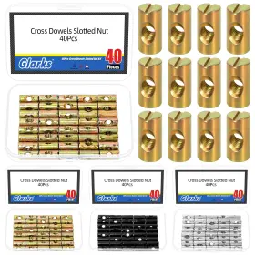 G-4820 GLARKS Zinc Barrel Cross Dowels Nut Dut