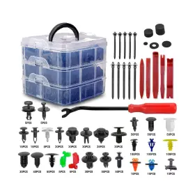 GLKCARCLIPS636RED GLK Car Push Retainer Clips Fasteners Kit