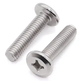 GVN47006-100 GLVANER Binding Screws Flat Round Head Phillips