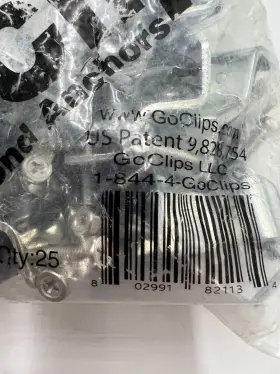 1-844-4 GOCLIPS Pack Sink Rims Std Up Slots Turbo Blade #2