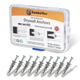 GBTST0118 GOOBETTER Drywall Anchors Screws Drilling Ancho Kit