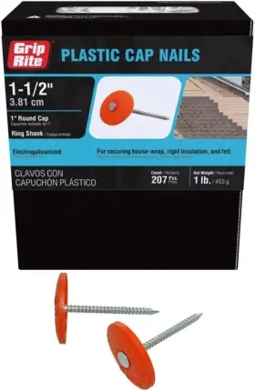 112PRCAP1 GRIP-RITE Cap Roofing Nails