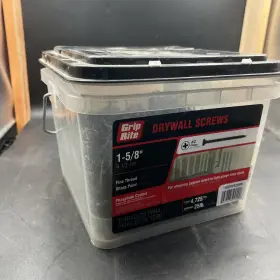 158DWS25BK GRIP-RITE Drywall Screw Bllack Left