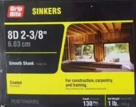 8CTDSKR1 GRIP-RITE Construction Framing Carpentry Coated Wood