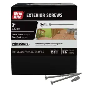 PTN3S5R GRIP-RITE Primeguard Wood Deck Screw