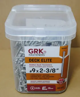 092097192386 GRK Deck Elite Hidden Fasteners Screws