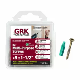 02095 GRK FASTENERS Handypak Multipurpose Screws #2