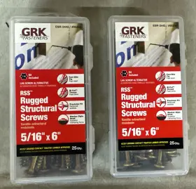 772691953001 GRK FASTENERS Rss Rugged Structural Screws