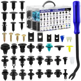 ZY1301TKKBL GRUTOV Car Clips Screw Fasteners Kit