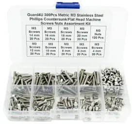 738634034589 GUARD4U Steel Phillips Countersunk Flat Head
