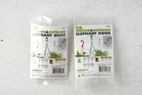 Eh-w HANGMAN PRODUCTS Elephant Ceiling Hook Hanger Pack