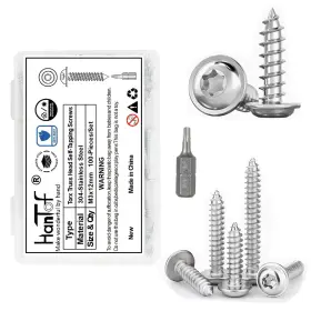 HTF0115-M3X12 HANTOF Torx Pan Head Washer Tapping Screws