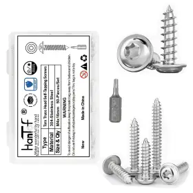 HTF0115-M4X12 HANTOF Torx Pan Head Washer Tapping Screws Star