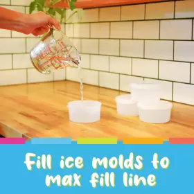 815085015999 HAWAIIAN SHAVED ICE Pack Block Molds Lids Food #2