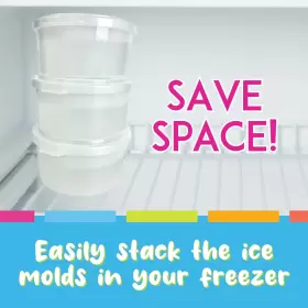 815085015999 HAWAIIAN SHAVED ICE Pack Block Molds Lids Food #3