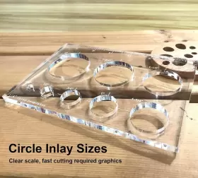 HS67 HECFU Router Jigs Template Woodworking Pack Circle #3