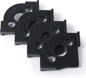HTRTS-01 HERMIT TOOLS Pack Radius Jig Router Templates Corner