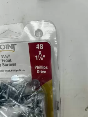 617102 HIGHPOINT Pack Drawer Front Screws Phillips Drive Zinc #3