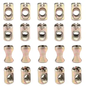 HBN16 HILITCHI Barrel Nuts Pozidriv Cross Dowels Furniture