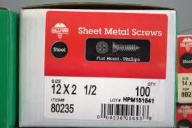 008236056938 HILLMAN Flat Head Phillips Sheet Screw