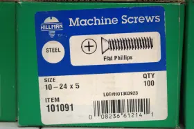 008236612127 HILLMAN Flat Head Phillips Screw