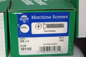 HILLMAN101192 HILLMAN Screw Flat Head Phillips