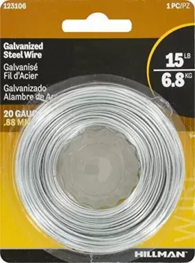 342192278325 HILLMAN Steel Gauge Galvanized Hobby Wire #2