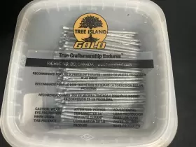 461288 HILLMAN Finish Nails Galvanized Tree Island #2