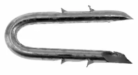 461871 HILLMAN Fas Tite Galvanized Barbed Fence Staple Keg #2