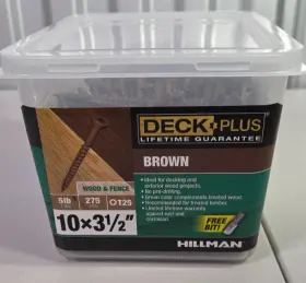 49012 HILLMAN Epoxy Coated Exterior Wood Fence Screws