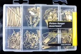 130251 HILLMAN FASTENER Hanger Wire Pins Nails Kit