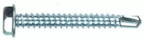 41542 HILLMAN FASTENERS Drilling Screws Hex Washer Head Zinc