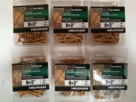 42592 HILLMAN FASTENERS Exterior Deck Screws Pack