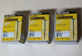461357 HILLMAN FASTENERS Bright Common Nail Total